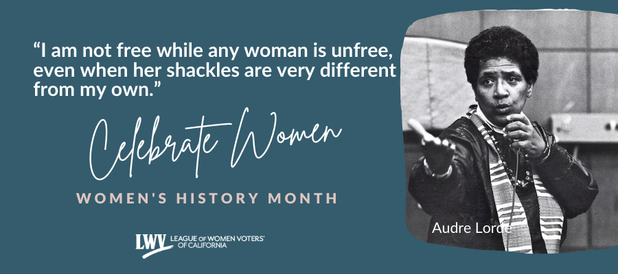 Audre Lorde, Womens history Month, Ukraine, Stephanie Doute, womens history month